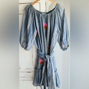 SOLE Shade Belted Short Dress Sz XL